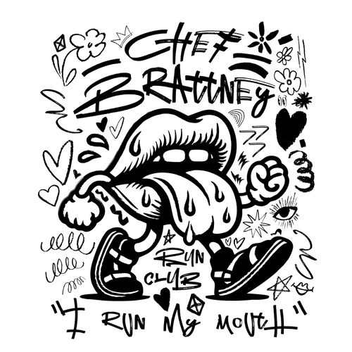 I Run My Mouth – Natural Canvas Tote